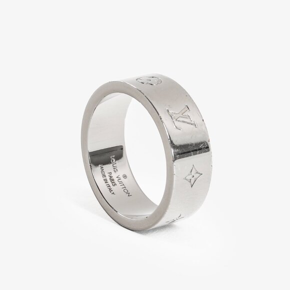 Louis Vuitton Monogram Instinct Silver Ring - Picture 2 of 4